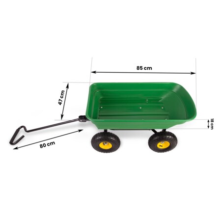 Wózek ogrodowy taczka wywrotka 52L 200kg Humberg HR-870