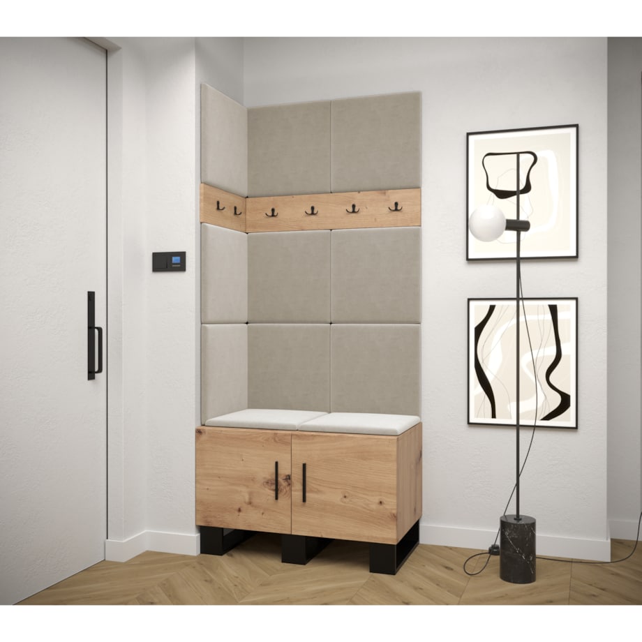 Garderoba do przedpokoju Abiks ARTIN 11 artisan+manila02