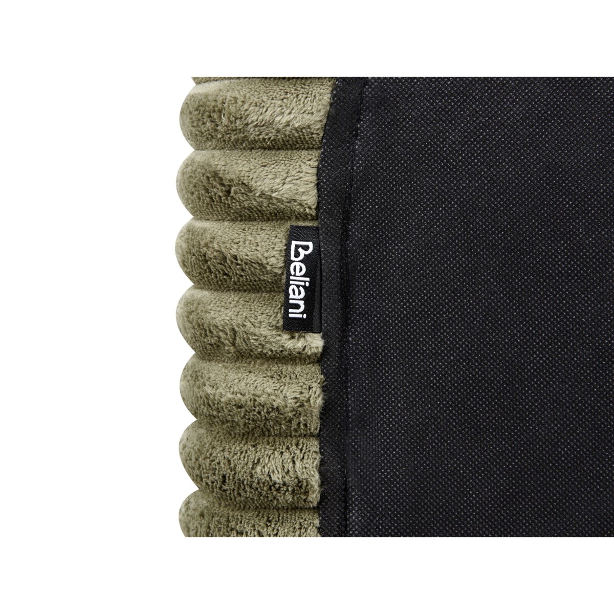 Łóżko Sztruks FLAYAT 140 x 200 cm Zielony