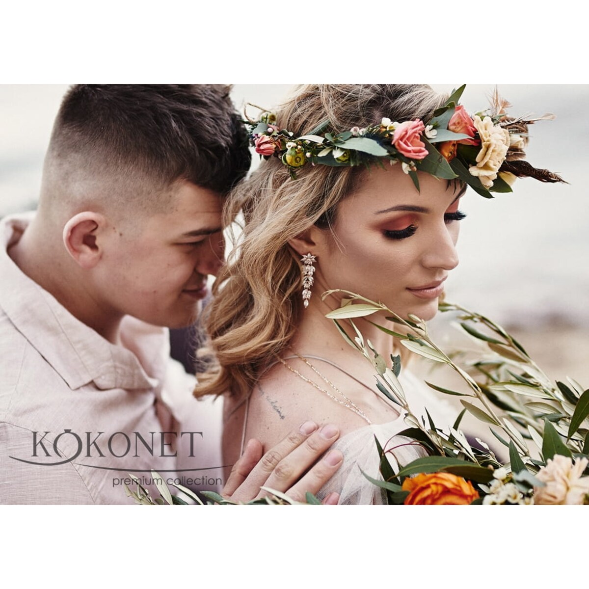 Komplet biżuterii złotej ŚLUB wesele prezent rocznicę kolczyki bransoleta