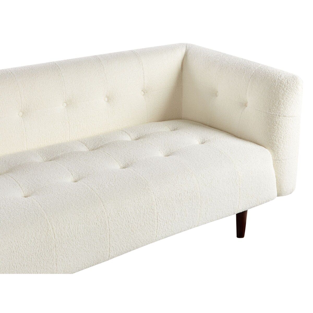 Sofa 3-osobowa boucle złamana biel BYSKE