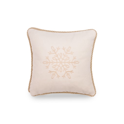 Beżowa poduszka świąteczna Sand 30x30 cm