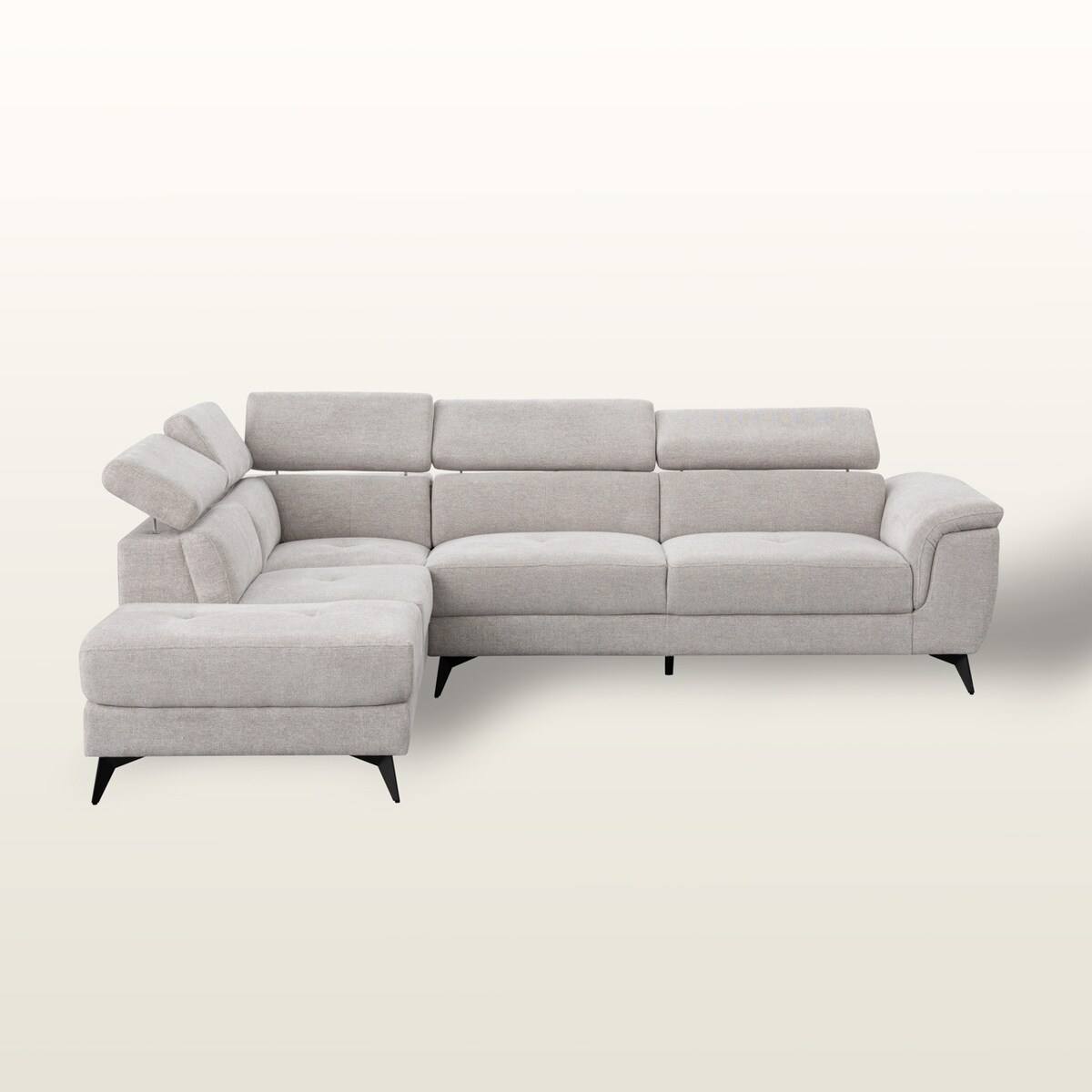 Sofa Randers grey lewa, 290x95x90 cm