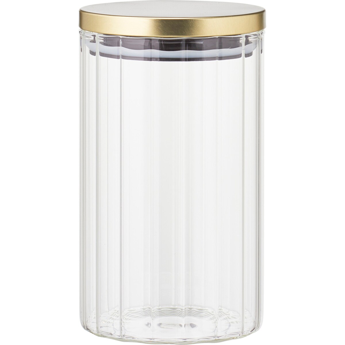 Szklany słoik ze złotą pokrywką, 1000 ml