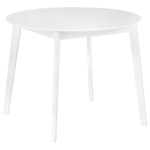Stół do jadalni ROXBY Biały 100 cm 100 cm Drewno sosnowe