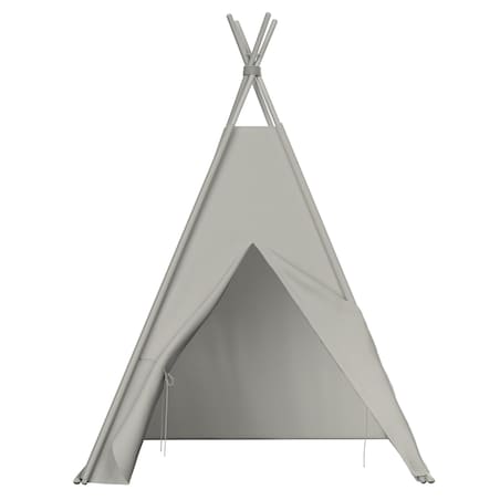 Tipi, jasny szary, 110 x 110 x 155 cm, Cotton Story