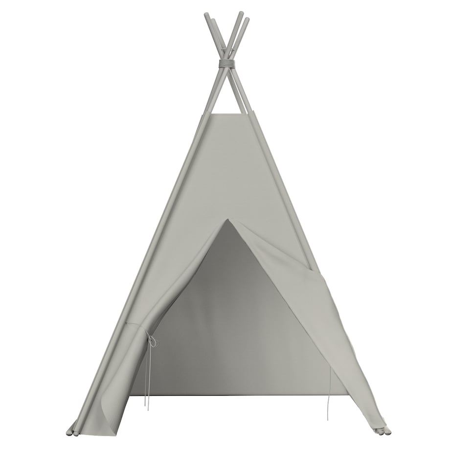 Tipi, jasny szary, 110 x 110 x 155 cm, Cotton Story