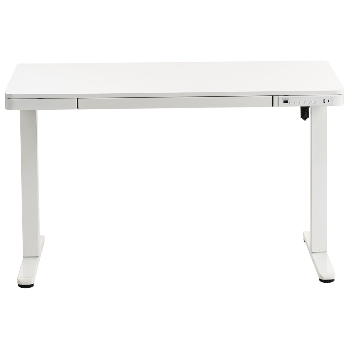 Biurko regulowane elektrycznie PENLY Biały 120 cm 60 cm Z portem USB