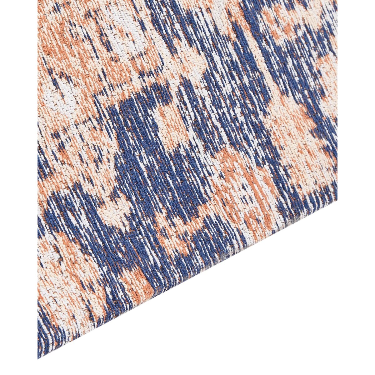 Dywan bawełniany 80 x 300 cm niebiesko-czerwony KURIN