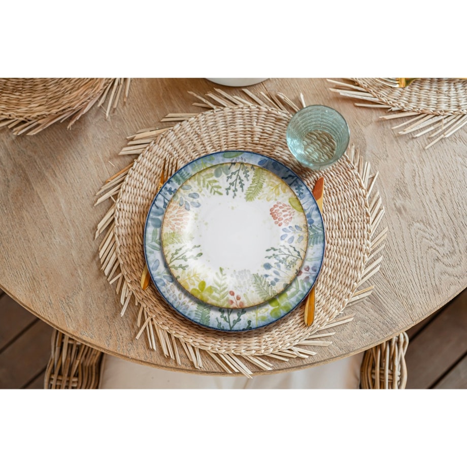 Talerz płytki 20,5 cm Daisy Watercolor LU56 (9144)