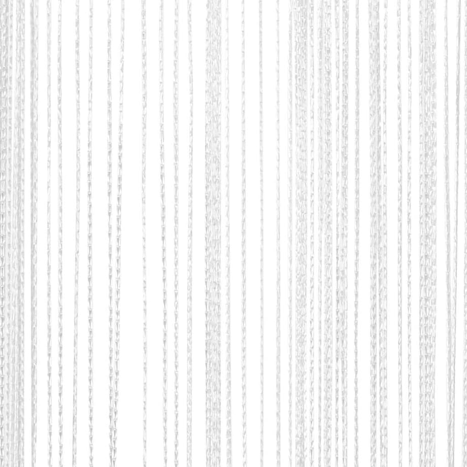 vidaXL Zasłony sznurkowe, 2 sztuki, 140 x 250 cm, białe