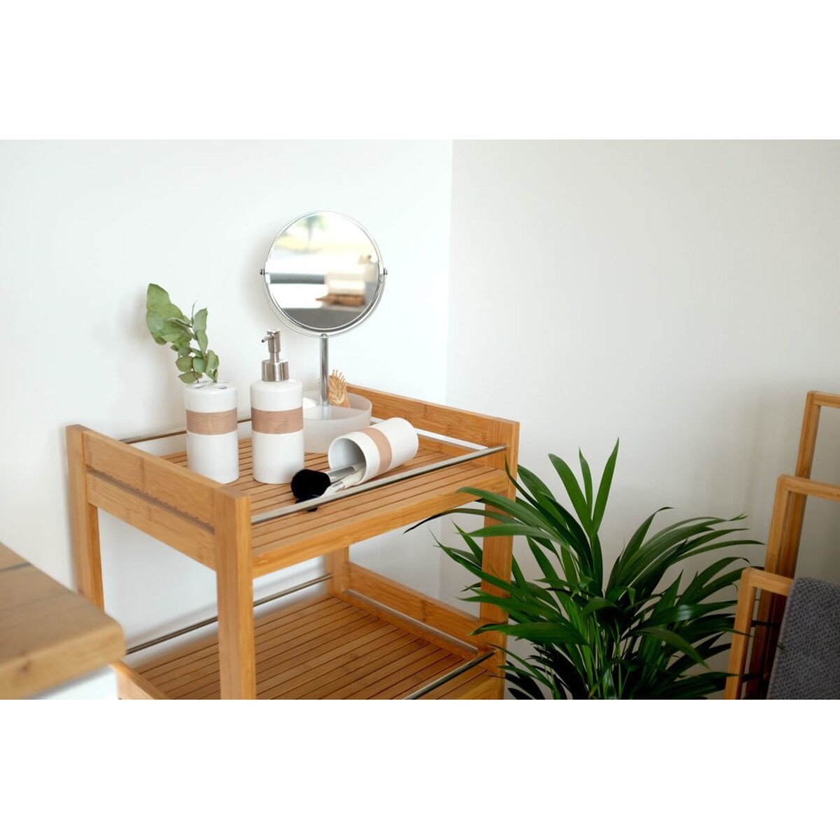 Lusterko kosmetyczne dwustronne, powiększenie x 3, ZELLER