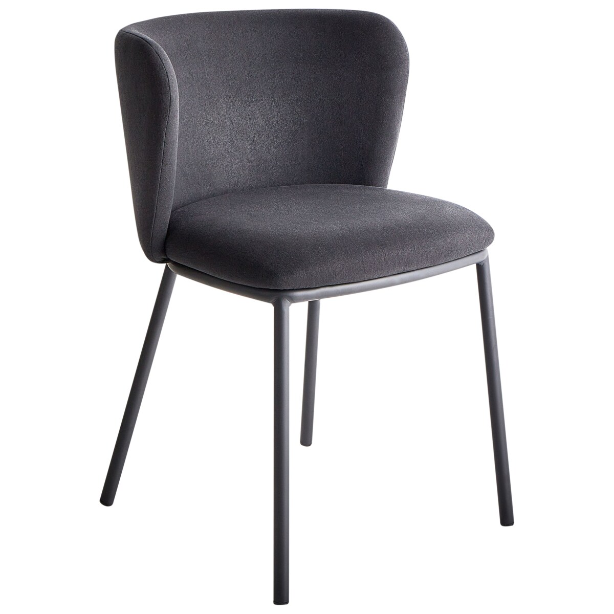 Zestaw 2 krzeseł do jadalni MINA Czarny