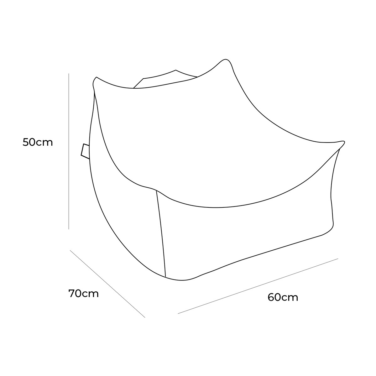 Pufa dla dzieci - Boucle Bean Bag