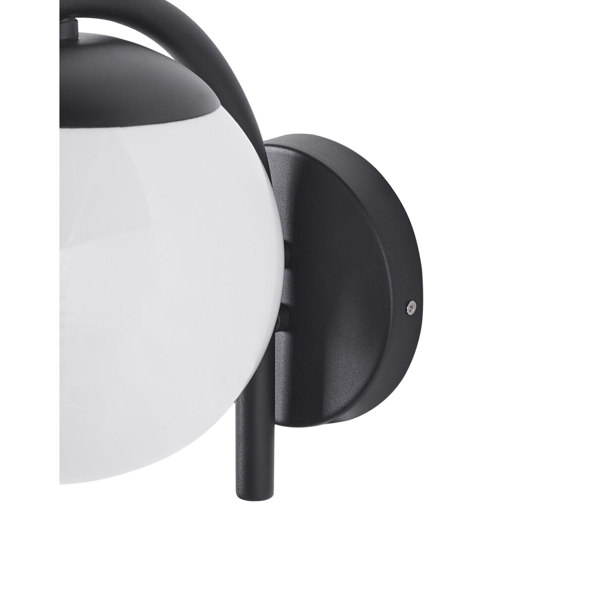 Lampa ścienna zewnętrzna czarna KULSI