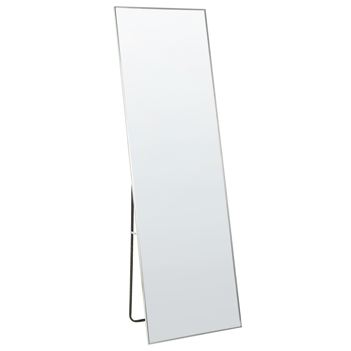 Lustro stojące BEAUVAIS 156 cm Metal Srebrny