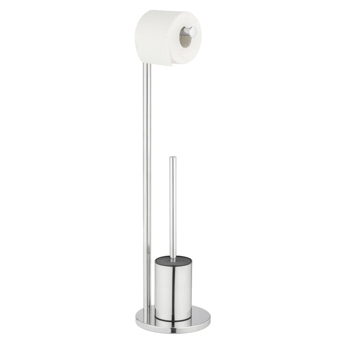 Stojak na szczotkę WC z uchwytem na papier 2w1 FERLA