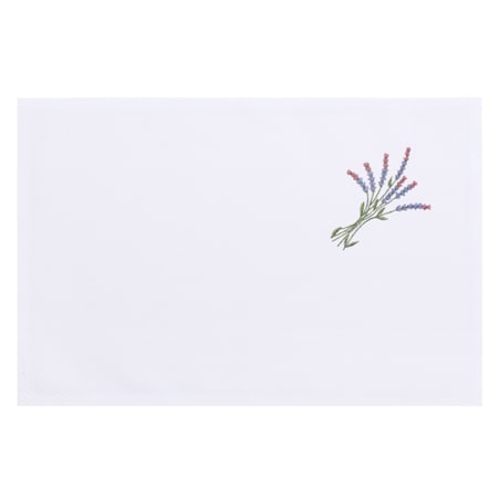 Konsimo LAVANDI Podkładka plamoodporna, biały/zielony/czerwony/fioletowy