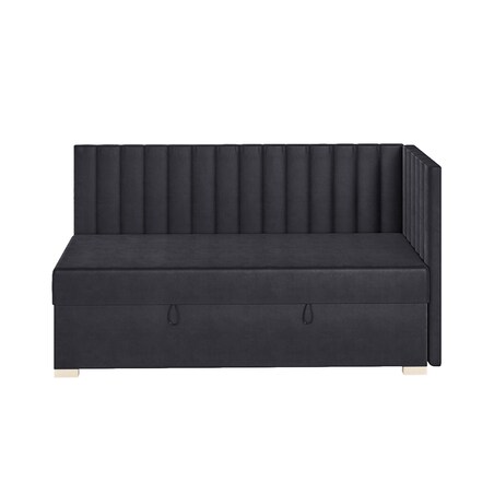 Mesonica Łóżko Snugi, linie granatowe, 90x200, Prawostronne