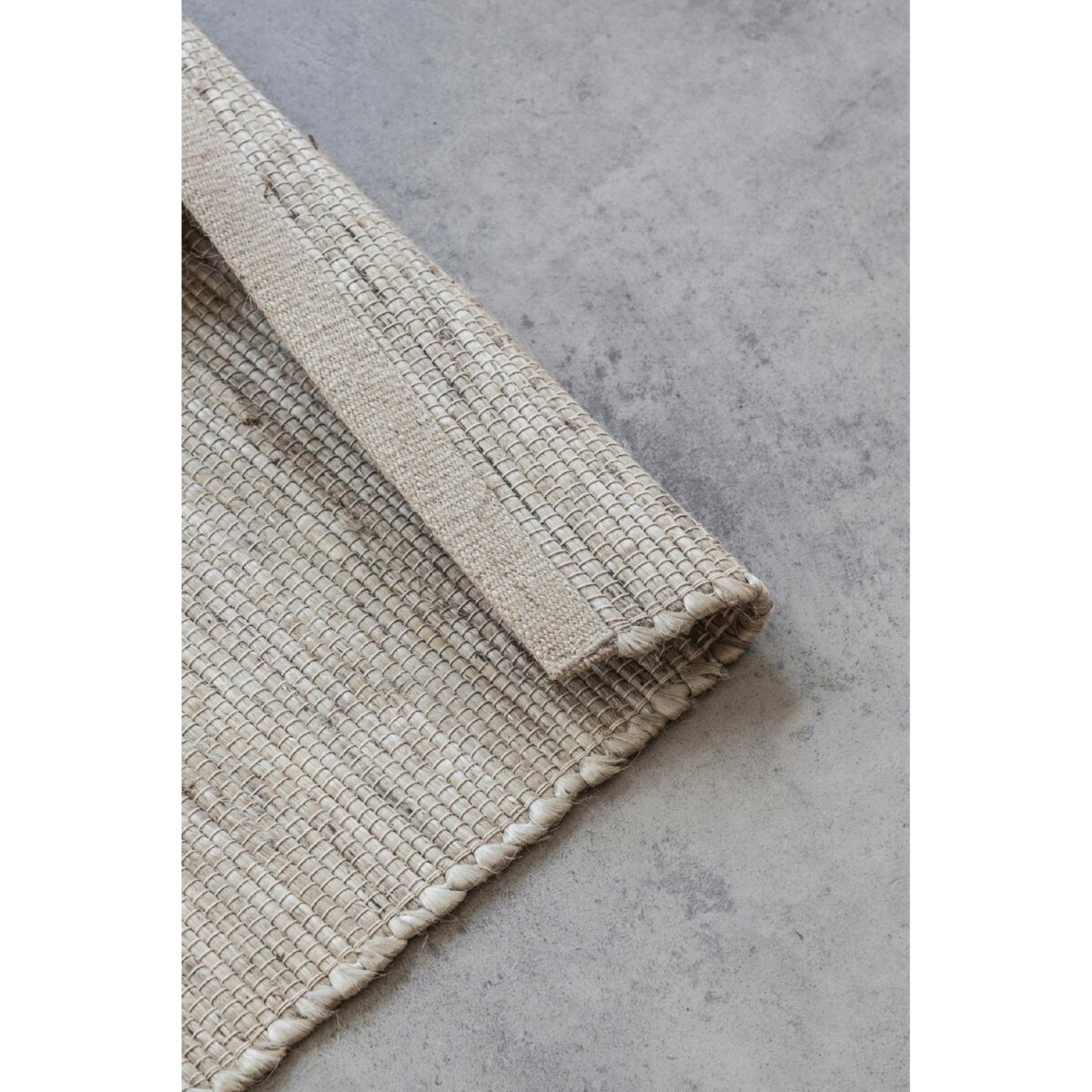 Dywan jutowy do salonu 160x230 cm, naturalny kremowy dywan z juty