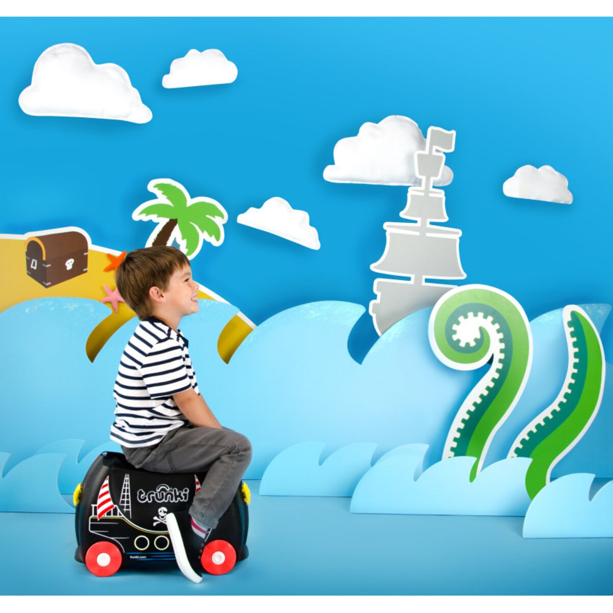 Jeżdżąca walizeczka Trunki - Pirat Pedro