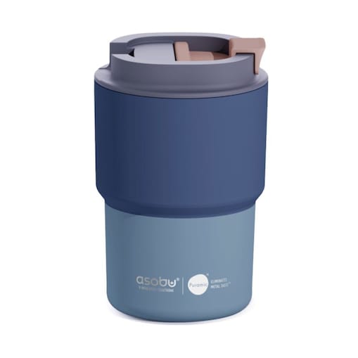 ASOBU COFFEE EXPRESS kubek termiczny z powłoką ceramiczną 360 ml, Pastel Blue