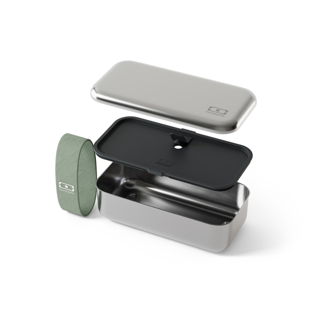 Monbento Sense bento lunchbox 0,7 l Green Natural