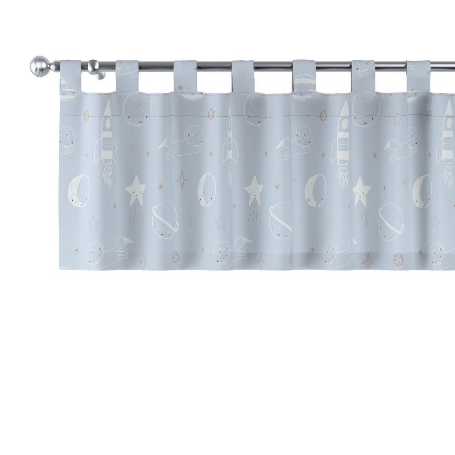 Lambrekin na szelkach 390x40 szary