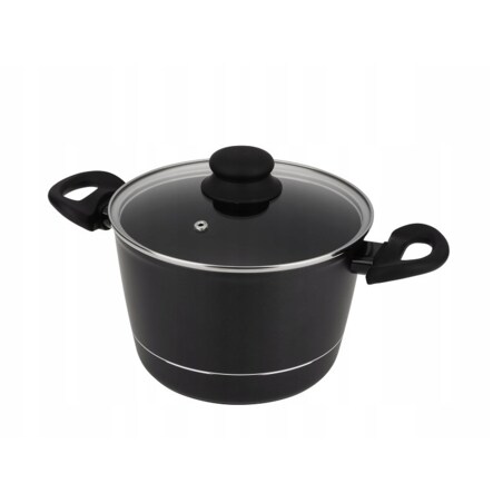 GARNEK ROYAL 20cm GALICJA tradycyjny czarny do gotowania zupa 3,2 L wysoki