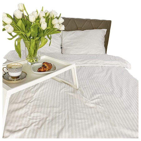 Komplet Pościeli hotelowa adamaszkowa 200x220 biała zamek błyskawiczny gruba EKSKLUZYWNA