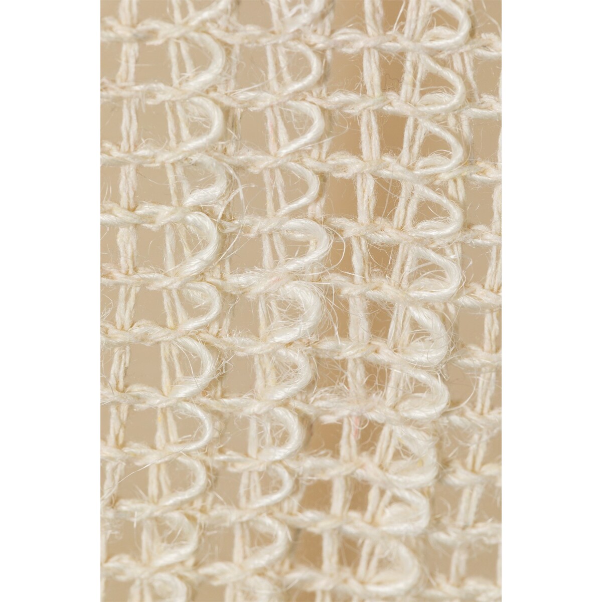 Lampa wisząca lniana kremowa Zenna Ø50 cm