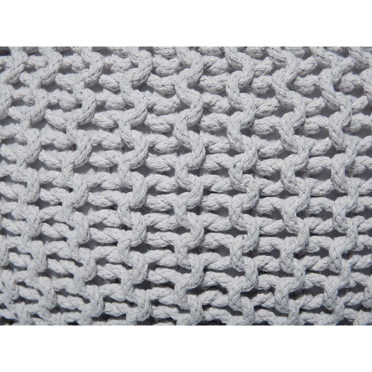 Puf 40 x 25 cm jasnoszary CONRAD