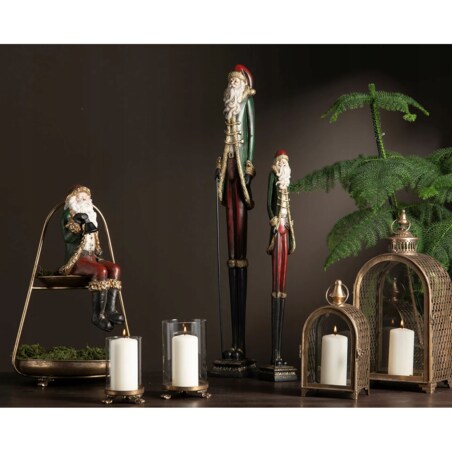 PATERA NA OWOCE DEKORACJE dwupoziomowa metalowa śr. 30cm