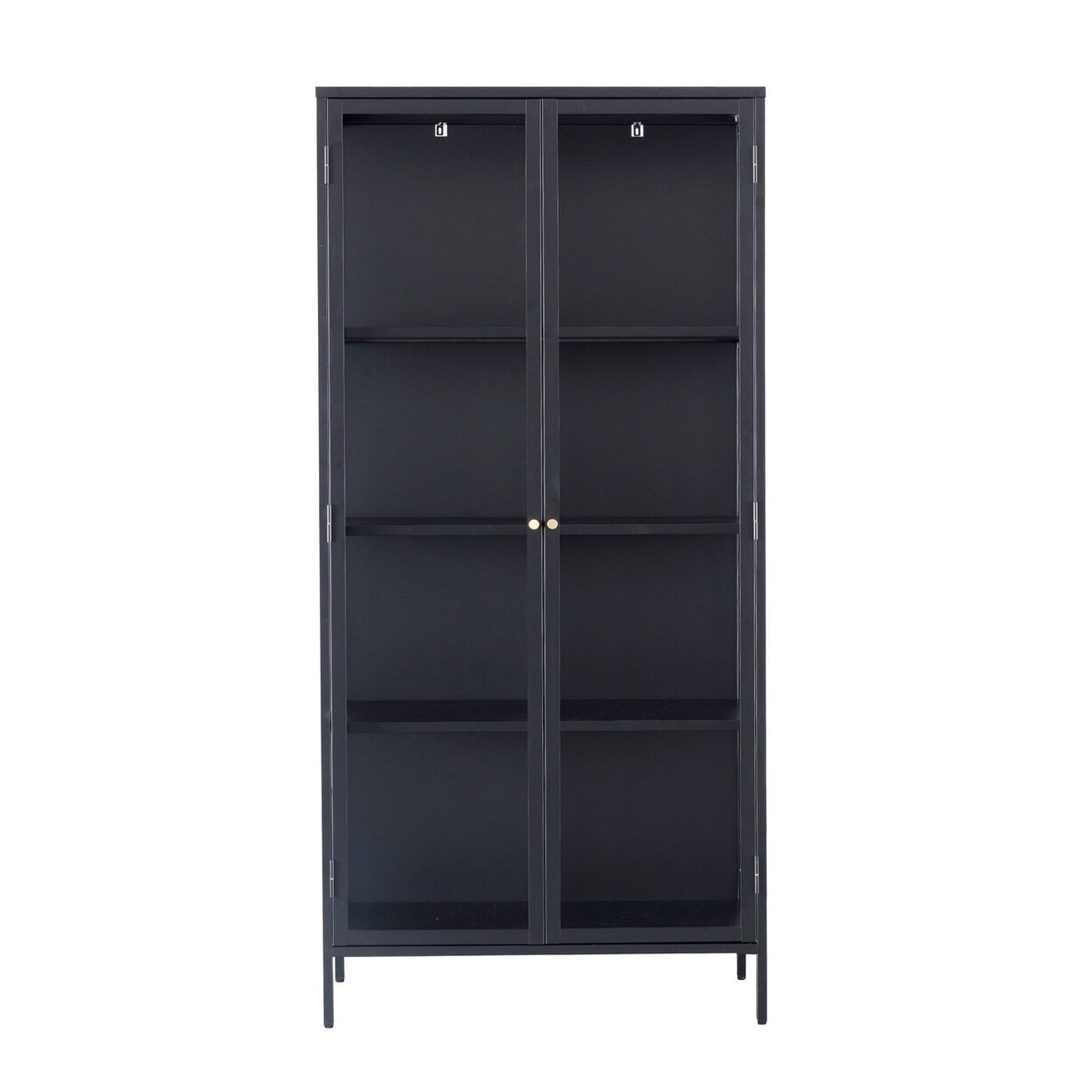 Witryna Xappa black, 90,5 x 40,5 x 190 cm | home&you