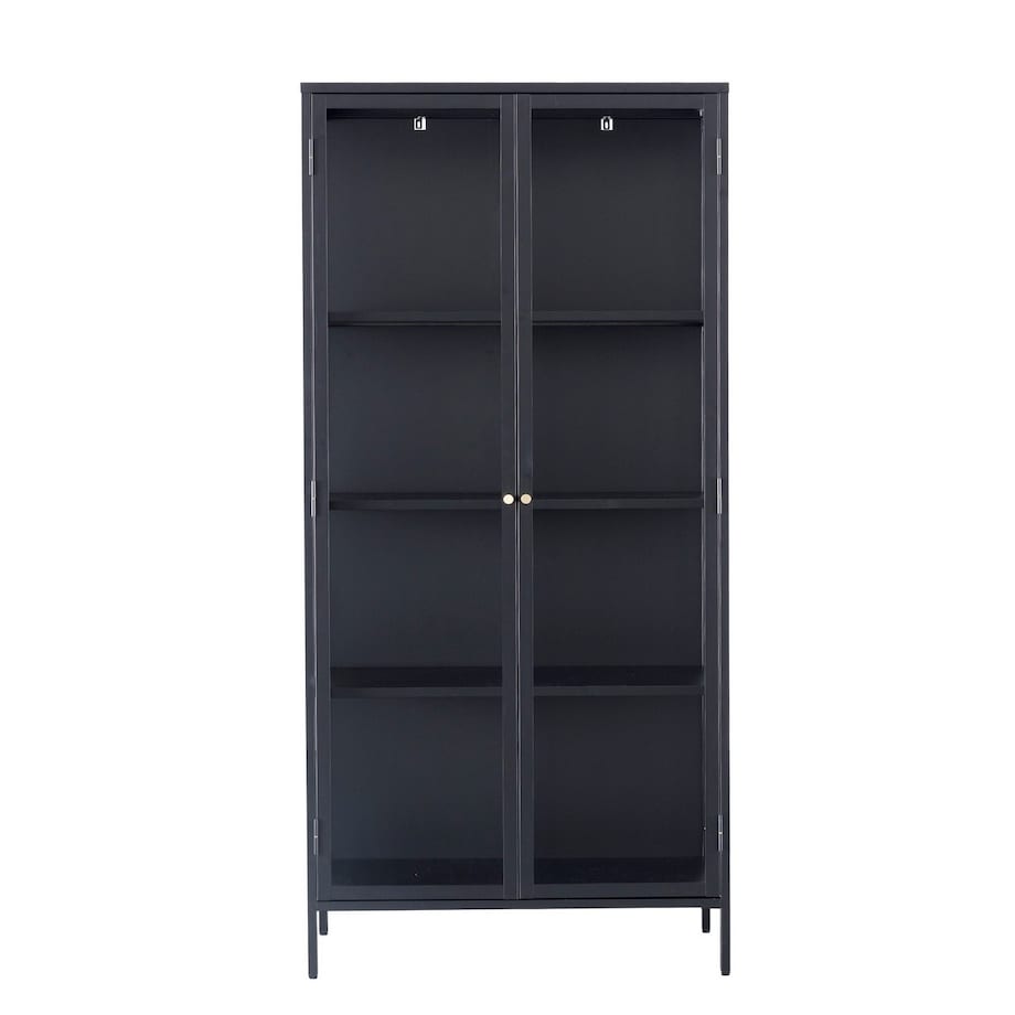 Xappa Witryna Xappa black, 90,5 x 40,5 x 190 cm | home&you