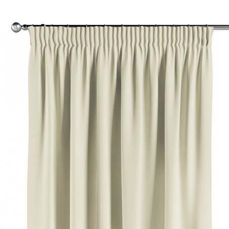 Zasłona na taśmie marszczącej 1 szt. 130x245 kremowy