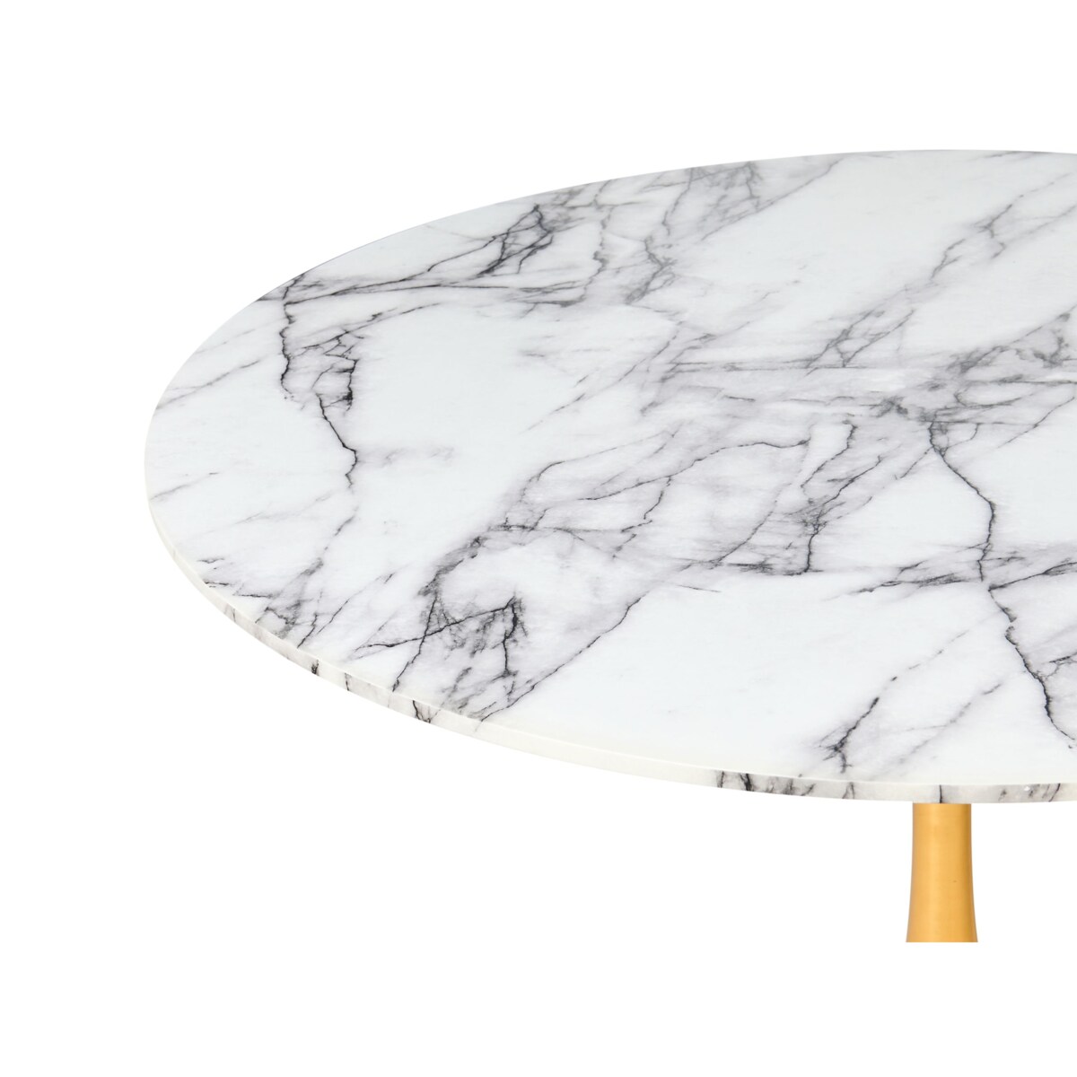 Stół do jadalni BOCA Biały marmur 120 cm