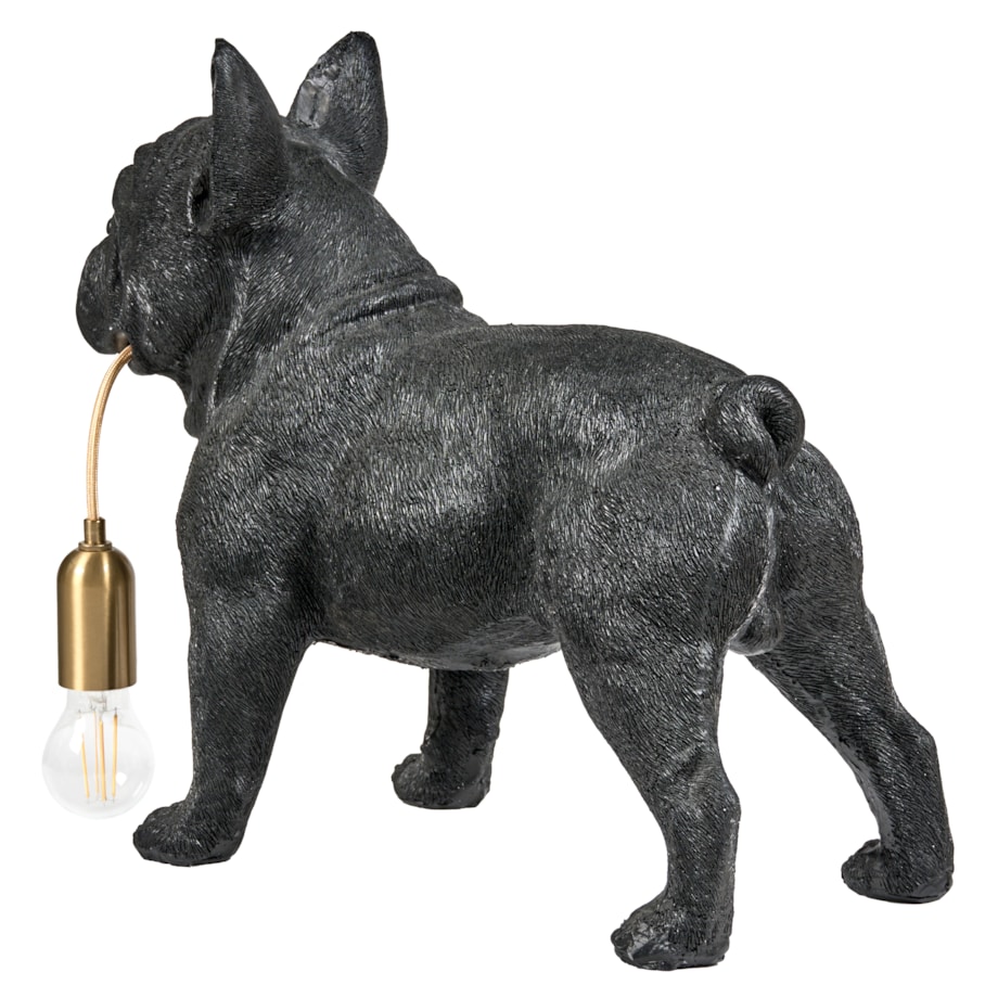 Lampa stołowa Pies BAXTER Czarny