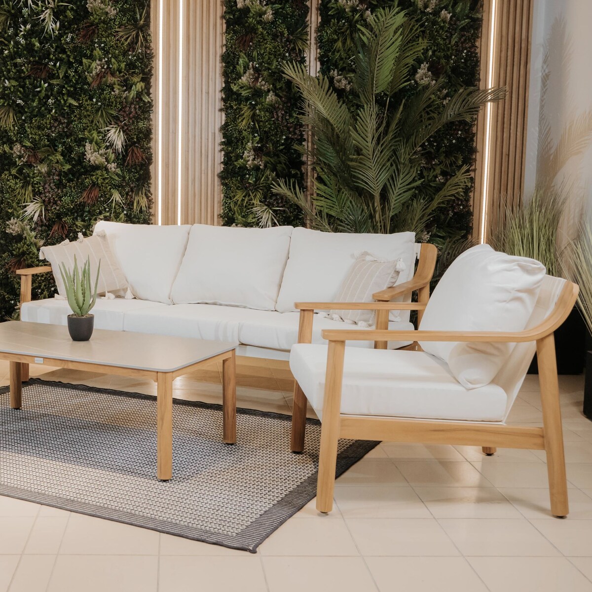 ZESTAW MEBLI OGRODOWYCH MONO Z ALUMINIUM