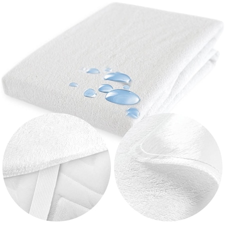 Ochraniacz na materac wodoodporny, rozmiar 70x140 Bonson kolor biały