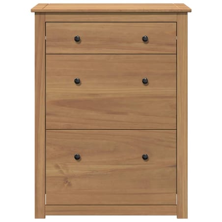 vidaXL Szafka na buty PANAMA, 80x35x105 cm, lite drewno sosnowe