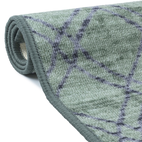 Chodnik Antypoślizgowy Vita 60x100 cm Romby Zielony