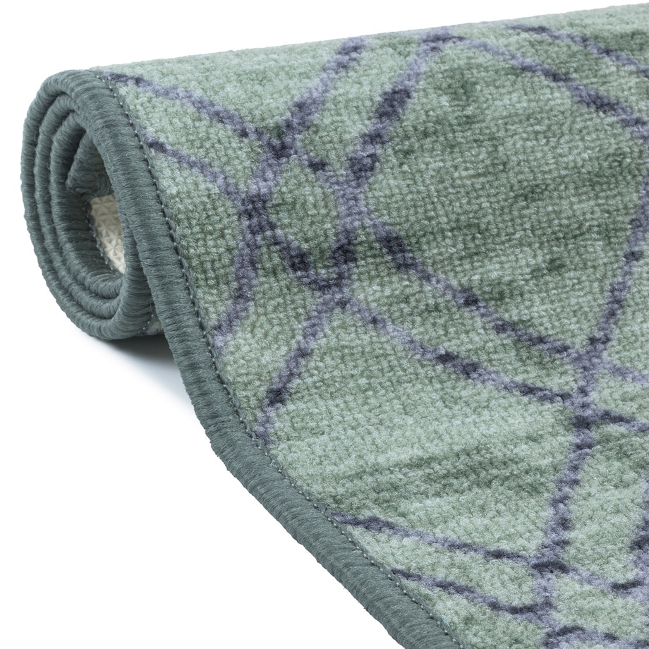 Chodnik Antypoślizgowy Vita 60x100 cm Romby Zielony