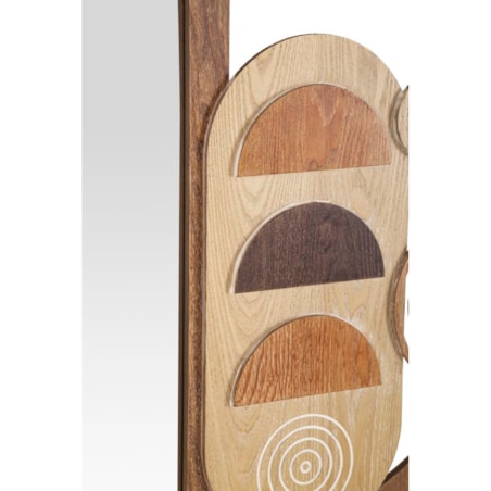 Lustro ścienne Block, kolor wielokolorowy, płyta MDF, 80 x 3 x 80 cm, do salonu i przedpokoju, Mauro Ferretti