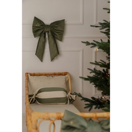 Kokarda Świąteczna Delux Forest Green - L