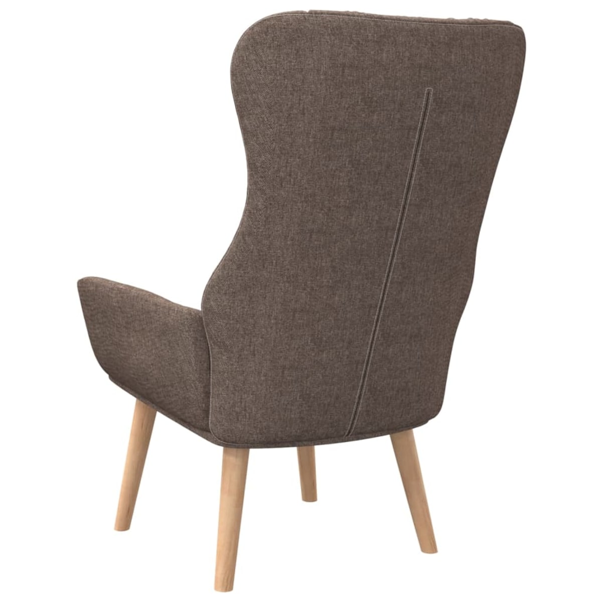 vidaXL Fotel wypoczynkowy, kolor taupe, obity tkaniną