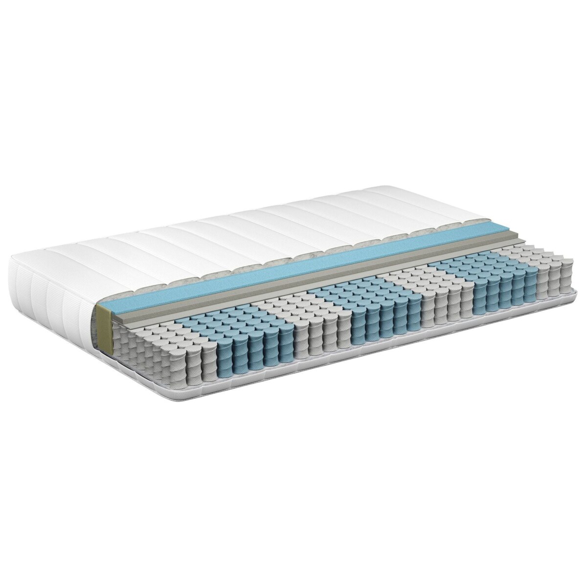 Materac kieszeniowy z pianką termoelastyczną BREEZE HYBRID 7 PLUS H3/4 twardy 120 x 200 cm