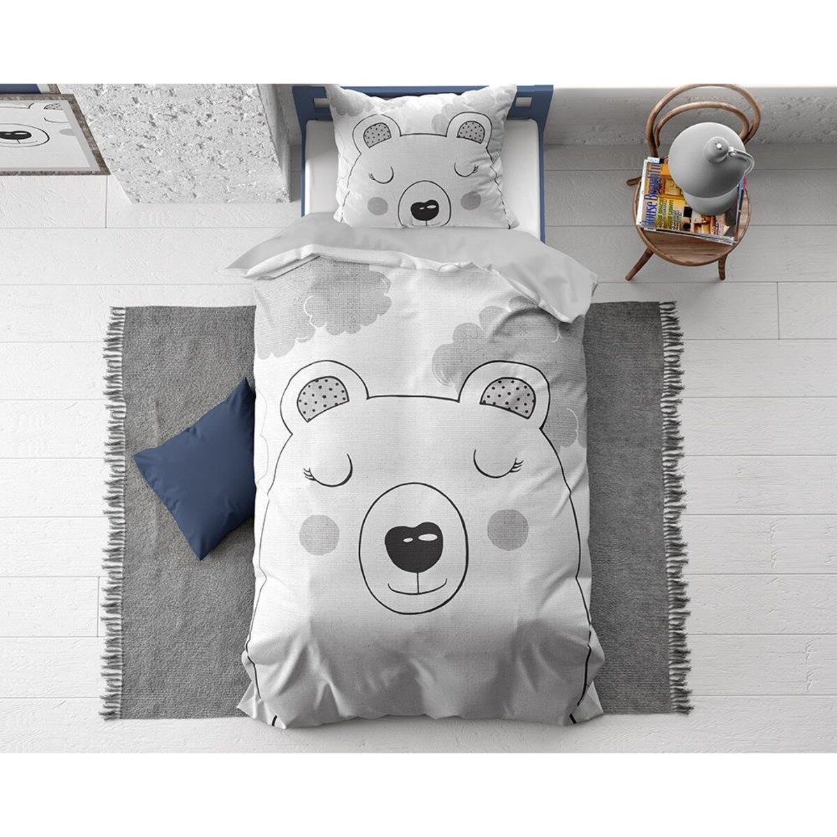 Pościel dla dzieci SWEET BEAR, 135 x 200 cm, bawełna, DREAMHOUSE