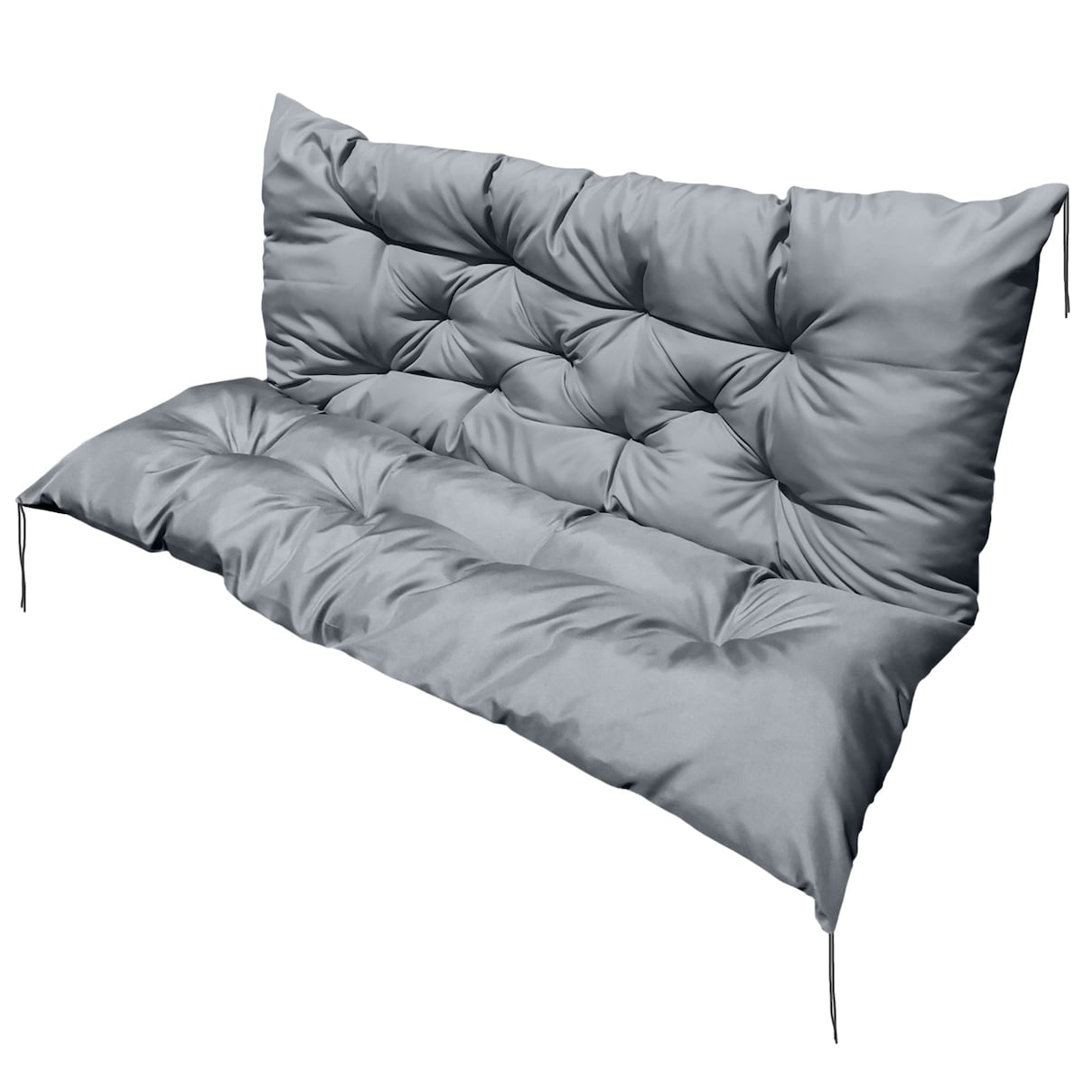 Poduszka Ogrodowa Na Huśtawkę Ławkę 180X60X50 Cm Na Meble Palety Wodoodporna Szara