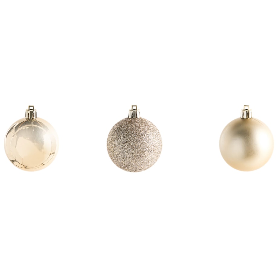Zestaw 60 bombek TYIN Złoty